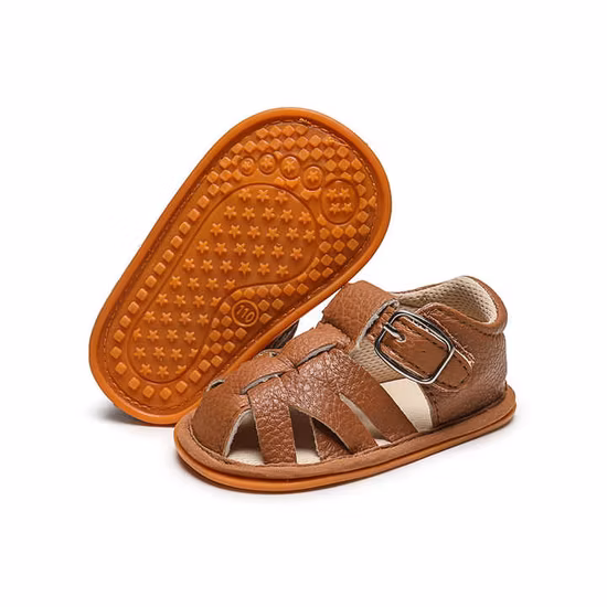 Sandalias para bebé niña con diapositivas para niños pequeños